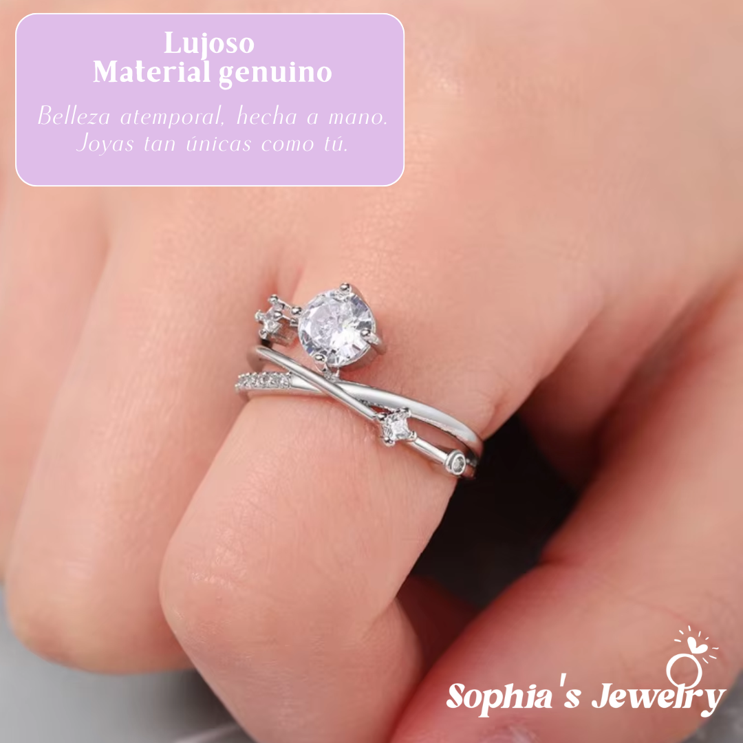 Celeste | Elegancia Estelar | Anillo de Plata