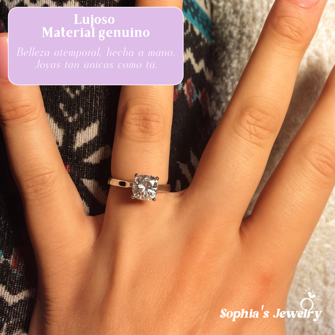 Novi | Anillo plateado de elegancia eterna y brillo puro