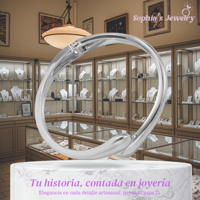 Carrine | Brazalete esculpido y llamativo con un toque de estilo | Pulsera de plata