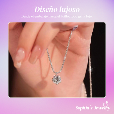 Celeste | Chispa vintage | Collar de plata
