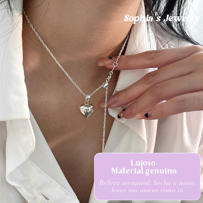 Liora | Charm Heartlight | Collar de plata