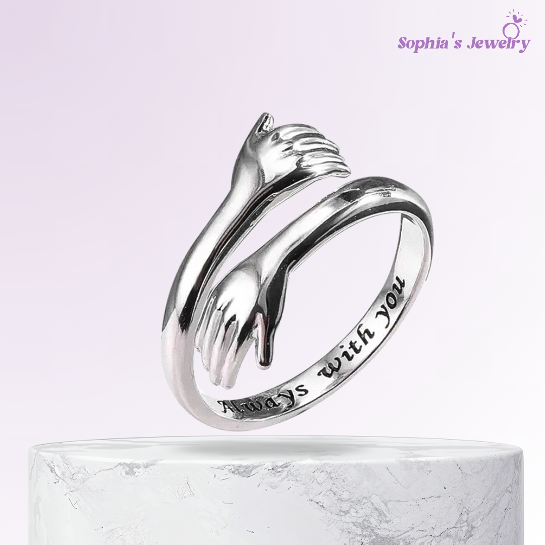 Elodie | Abrázame | Anillo de plata