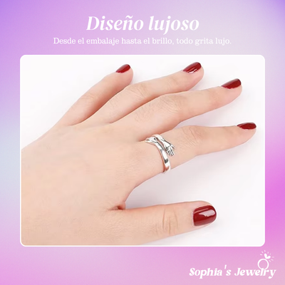Elodie | Abrázame | Anillo de plata