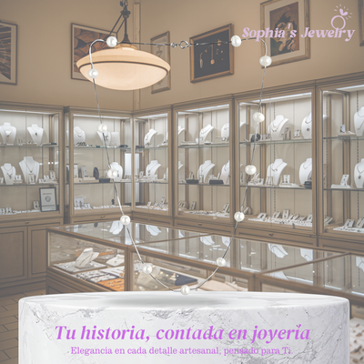 Elise | Collar minimalista de perlas flotantes | Collar de plata