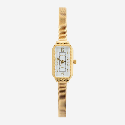Celina | Reloj de malla para mujer con esfera rectangular