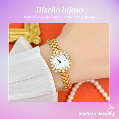 Juliette | Reloj de pulsera para mujer con bisel de cristal