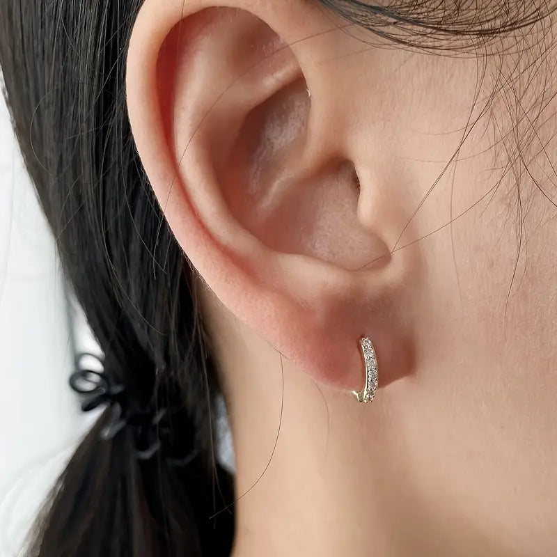 Pendientes colgantes de oro de inspiración costera